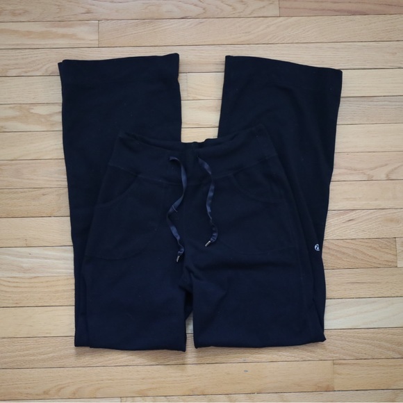 Lululemon Black Still Grounded Flare Leg Yoga Pants with Pockets Womens 2 - Picture 5 of 13
